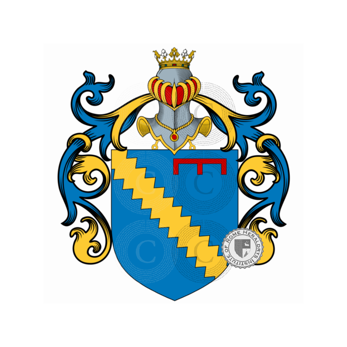 Coat of arms of familyCuriale, Terza,Terzani