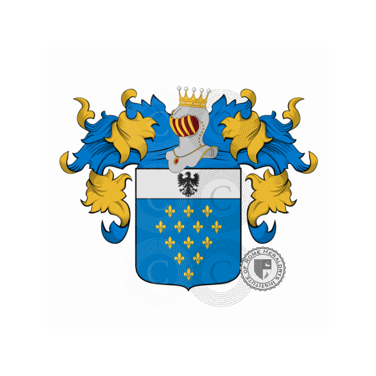 Coat of arms of familyBeccarini