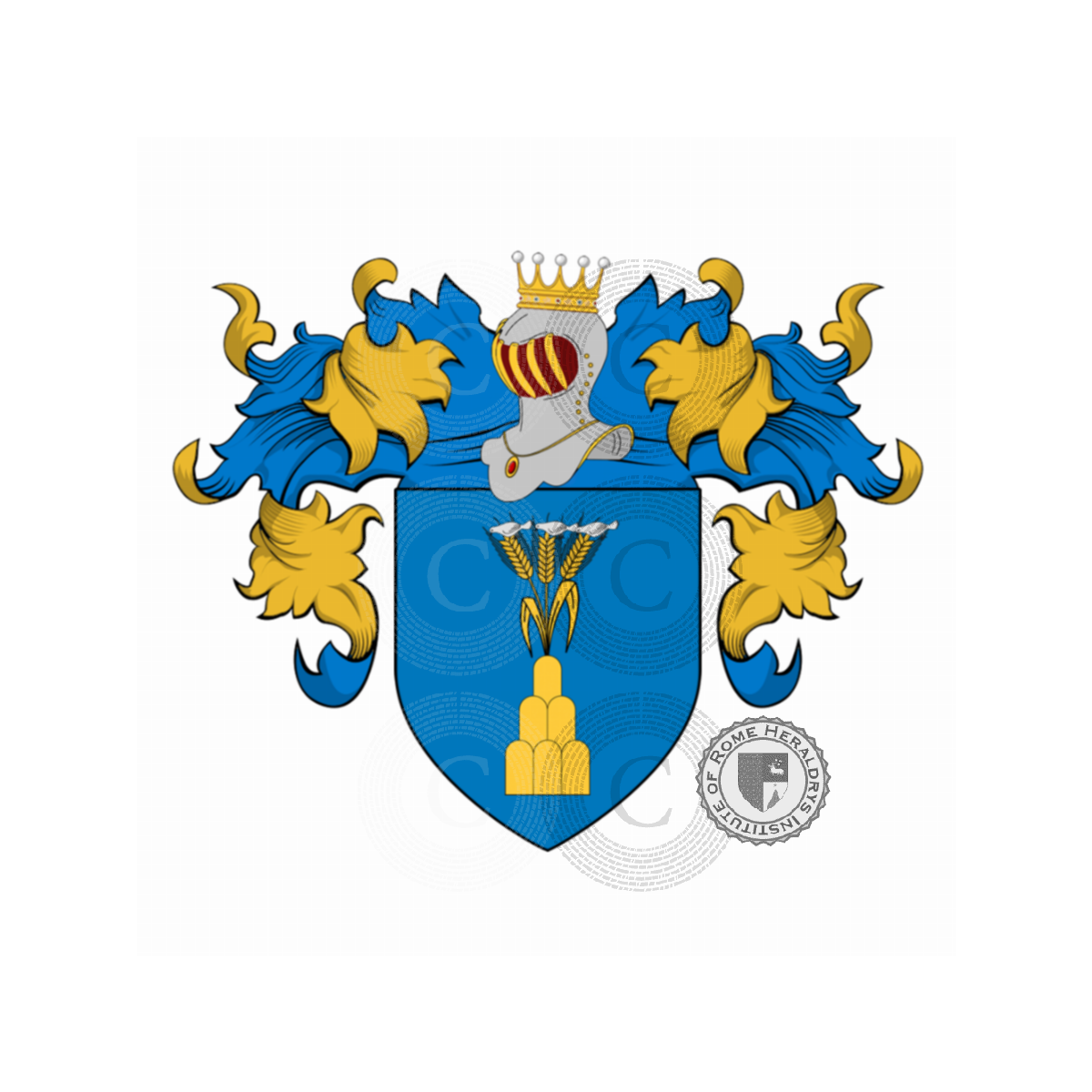 Escudo de la familiaTurini, Ardenghi,Baronci Turini,Turina,Turino,Turrini