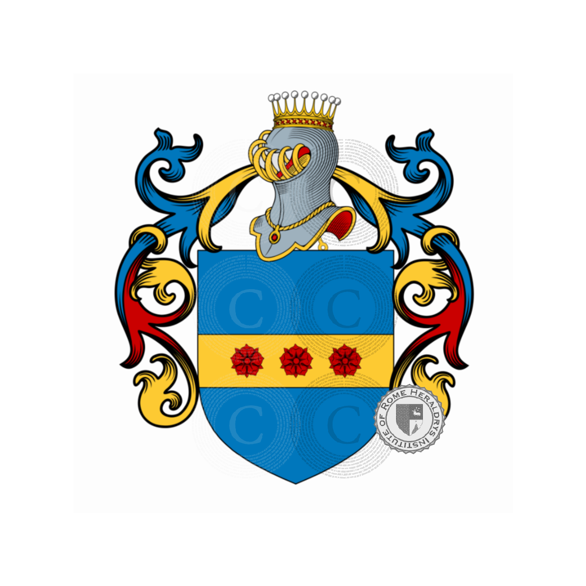 Escudo de la familiaFasanella, Fasanelli,Fasanello