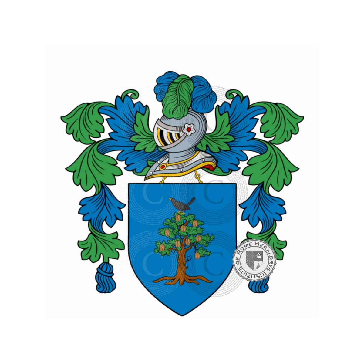 Coat of arms of familyNoce, dal Noce,del Noce,della Noce