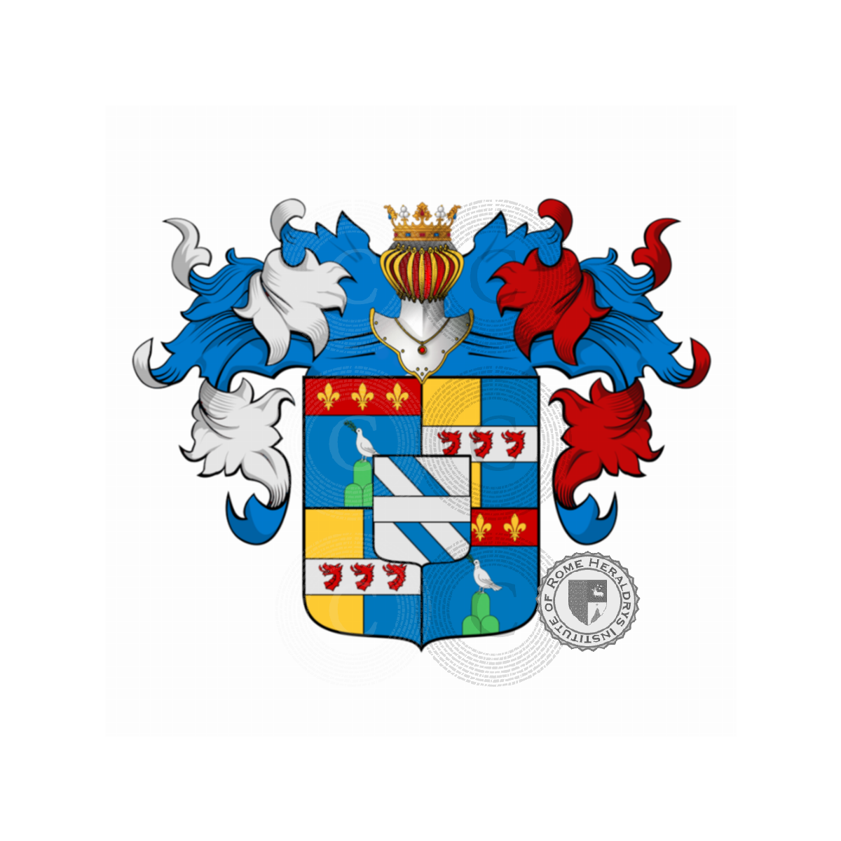 Wappen der FamilieBianchi, Bianchi d'Acquamara