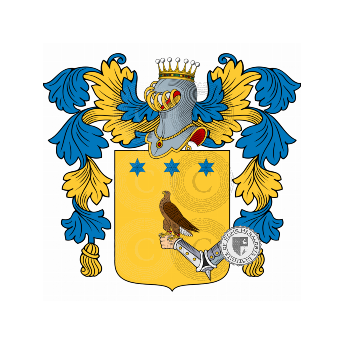 Coat of arms of familyde Falco, Falco