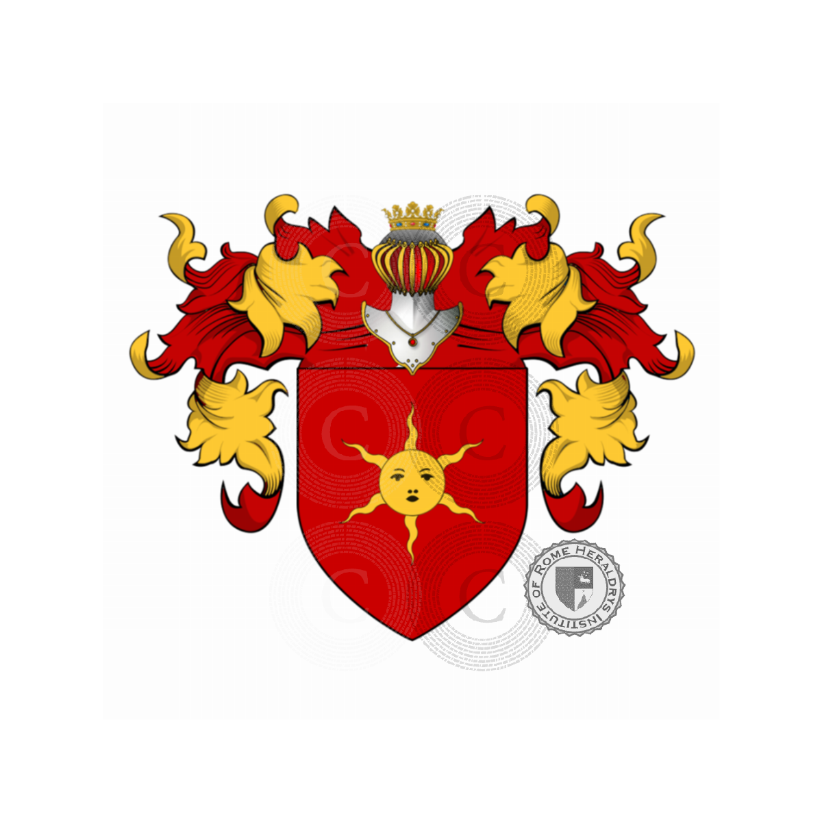 Wappen der FamilieCacci, Caccia,Cacciapalle,Caccio,Cavaccio,Gavazzi-Vivimpace