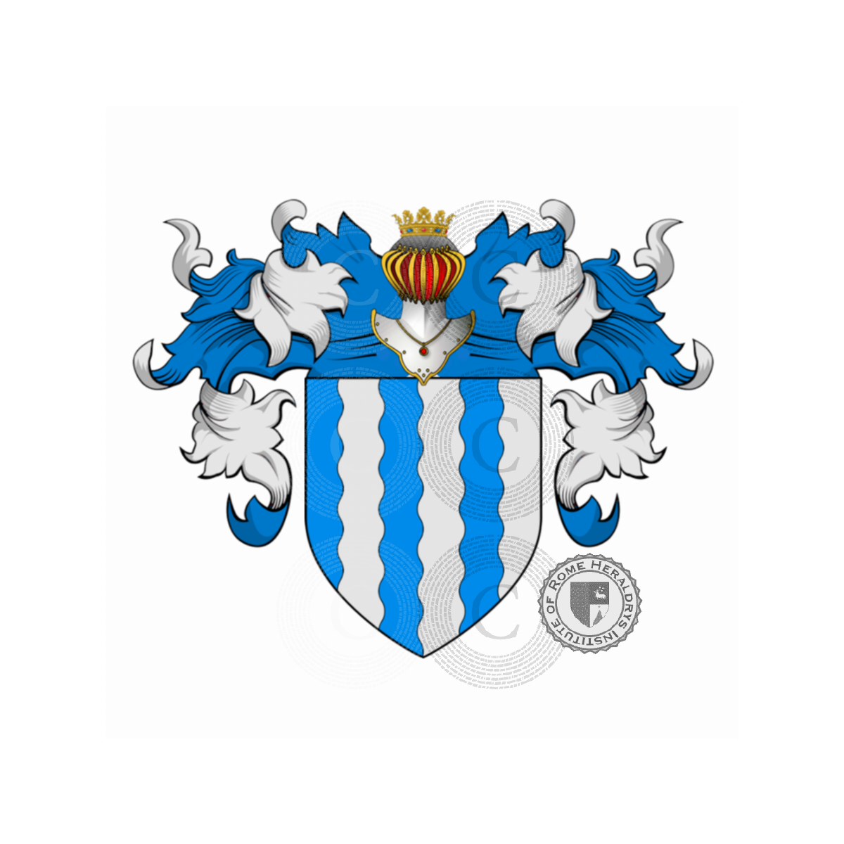 Coat of arms of familyCacci, Caccia,Cacciapalle,Caccio,Cavaccio,Gavazzi-Vivimpace