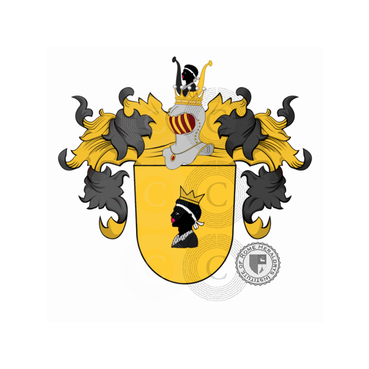 Escudo de la familiaMorhart d'Offenwang, Morhardt,Morhart d'Offenwang