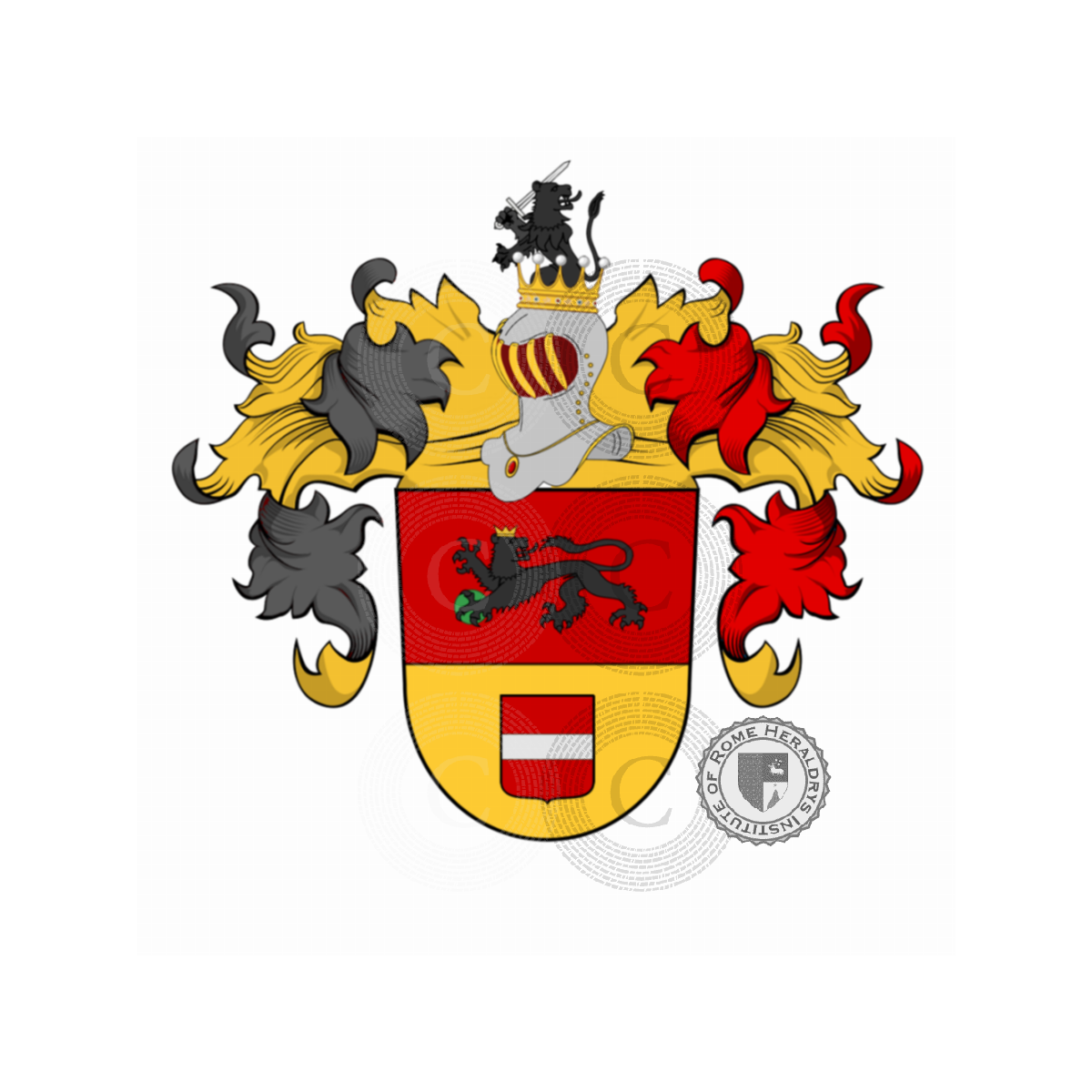 Wappen der FamilieBartscherer de Löwenkron, Bartscherer de Löwenkron