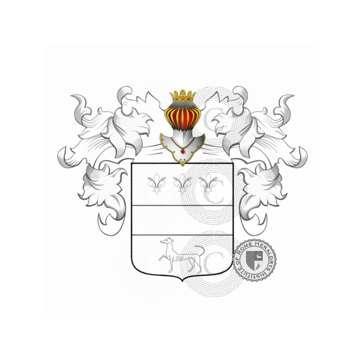 Wappen der FamilieProvenzale de Bruyeres, Provenzale de Bruyeres