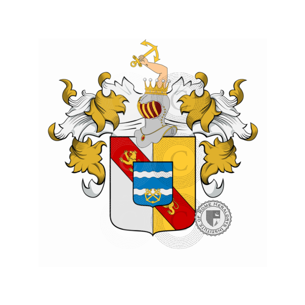 Coat of arms of familyPaulson, Paulsen,Paulssen,Paulsson,Paulußen,von Paulson