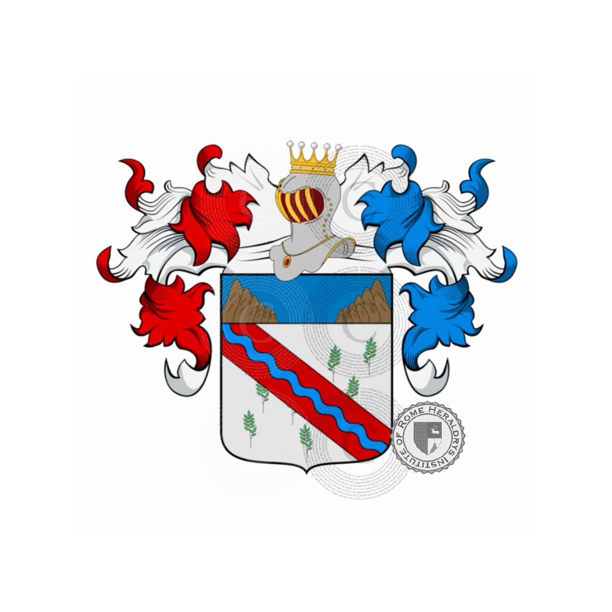 Wappen der FamilieFiumi Roncalli