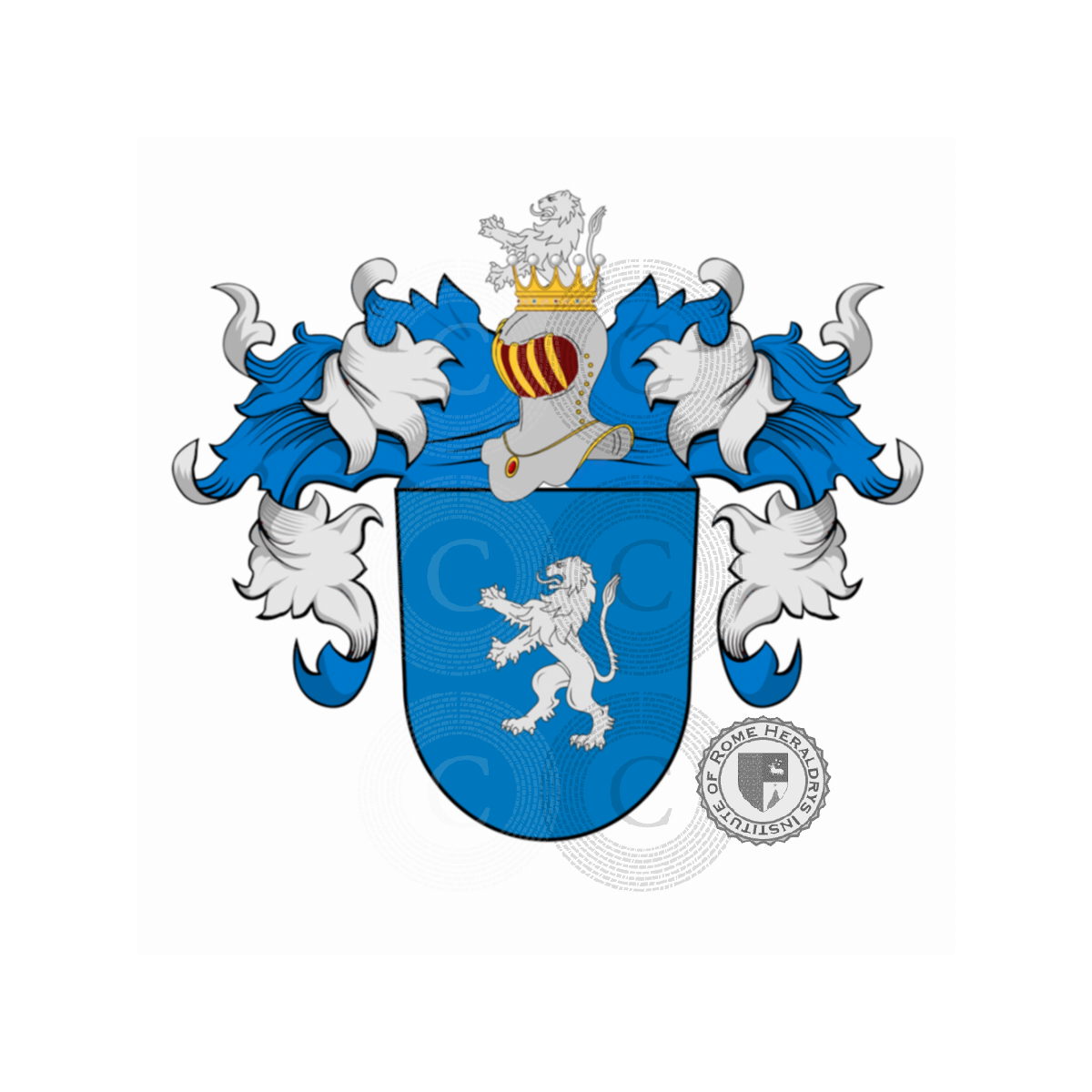Escudo de la familiaStrack von Weissenbach, Strack von Weissenbach