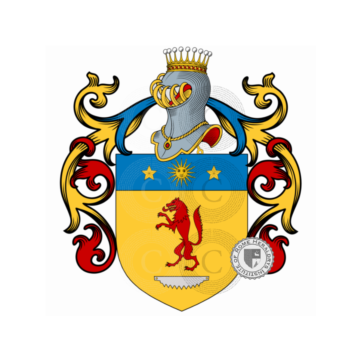 Coat of arms of familyde Lucia, de Lucia,Lucia,Luciano