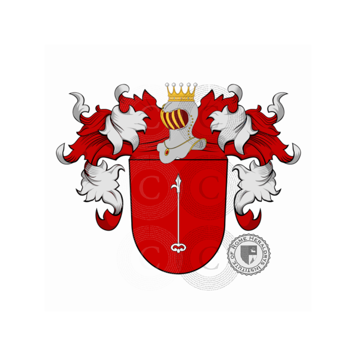 Coat of arms of familyBaumgart, Baumgarten,Baumgertelin,Bomgertelin