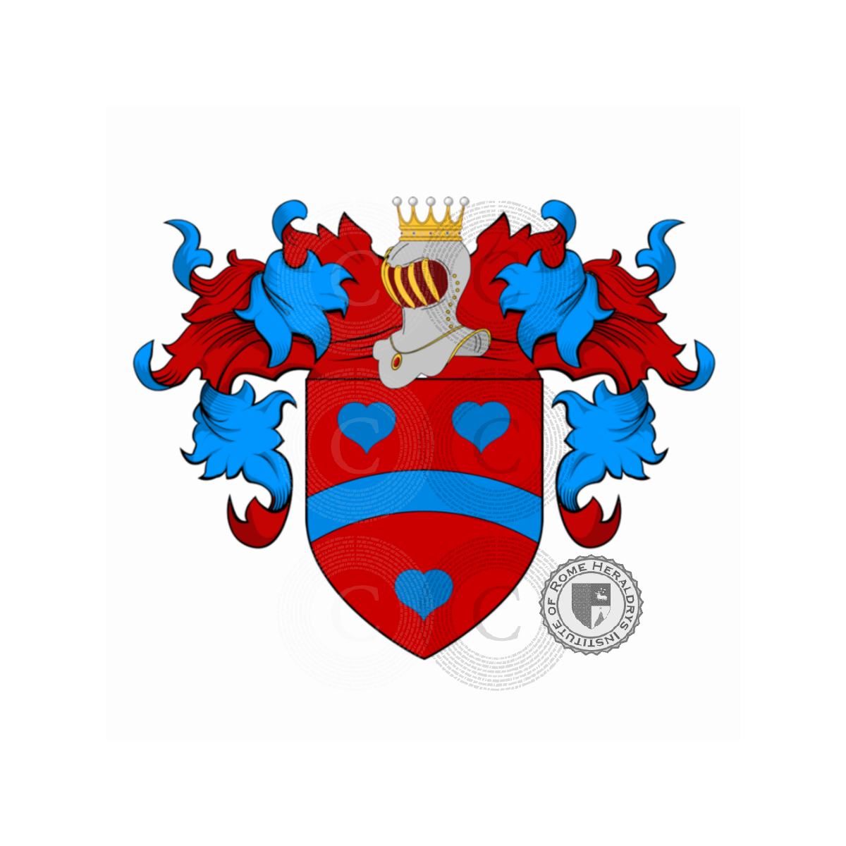 Coat of arms of familyAmadori, Amadore,Amadori del Lion d'Oro,d'Amadore