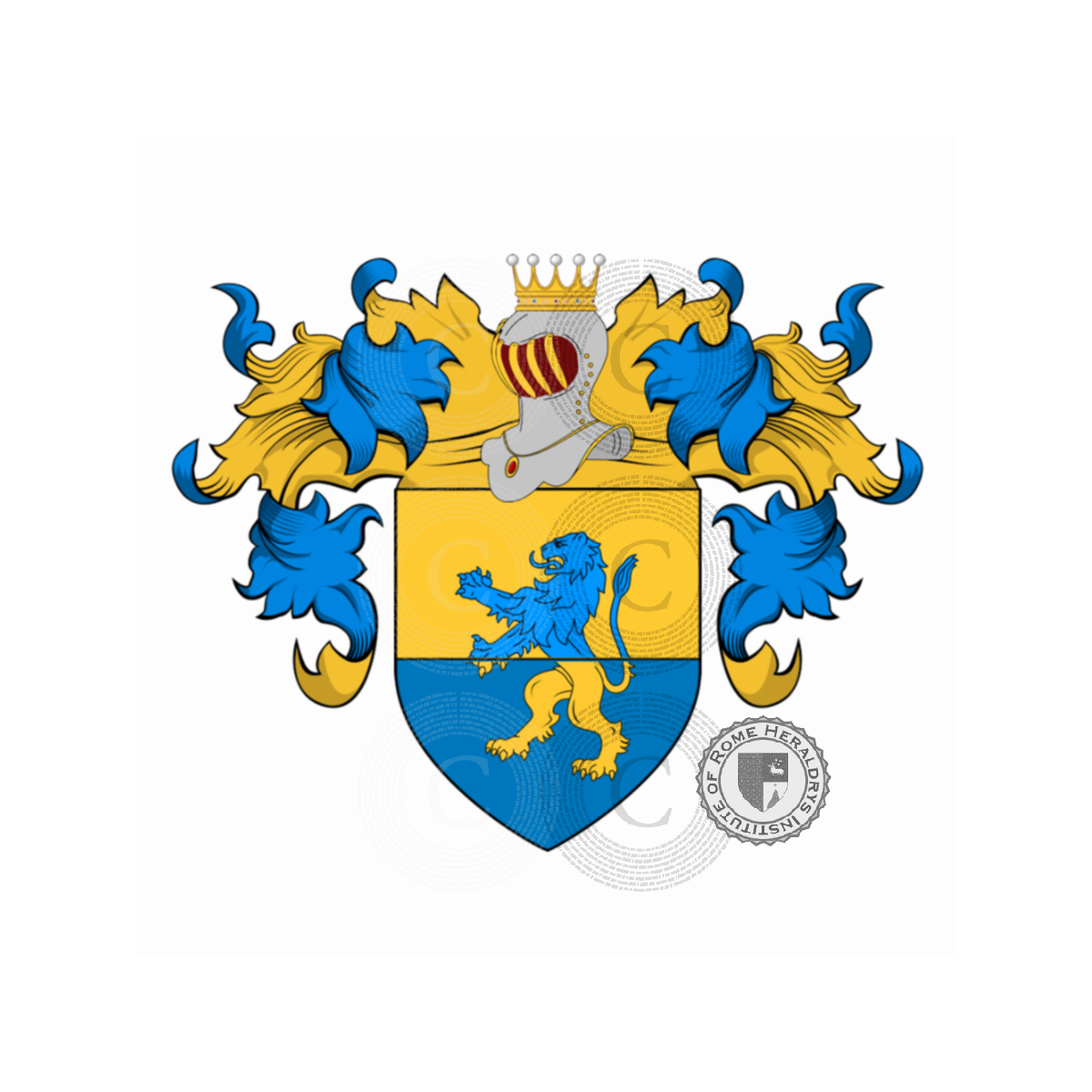 Coat of arms of familyMucini, Muccini,Muccino,Muscini