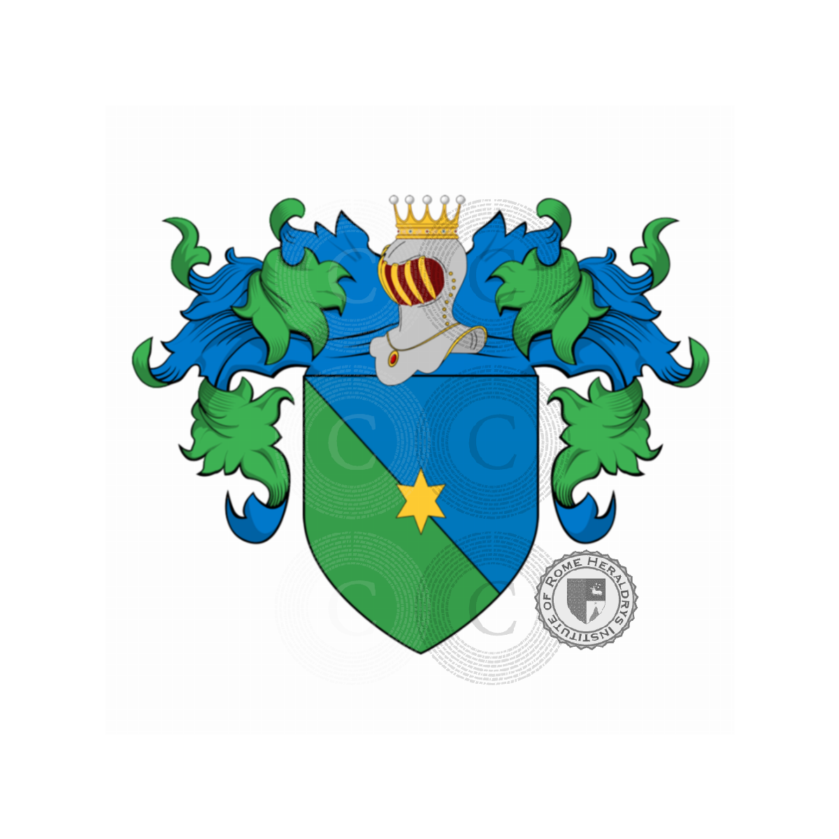 Wappen der FamiliePucci, Pucci del Chiassolino,Pucci della Filicaia,Pucci delle Stelle,Pucci di Ponte,Pucci Franceschi,Puccio