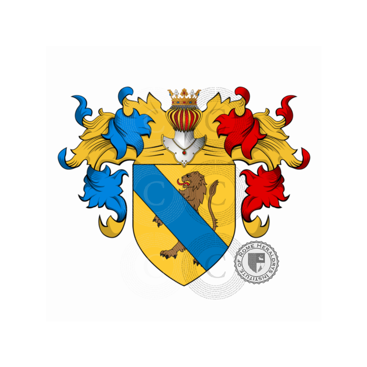 Wappen der FamilieGuerrieri, Guerrieri Gonzaga,Guerriero
