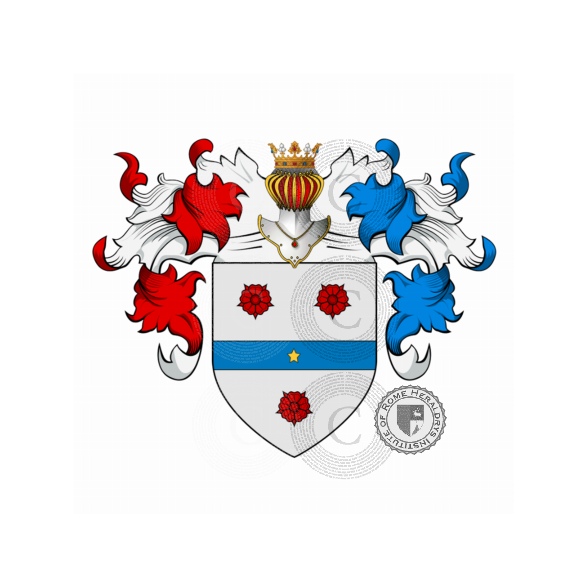 Escudo de la familiaFioravanti, Fieravanti,Fiorante,Fioranti,Fioravante