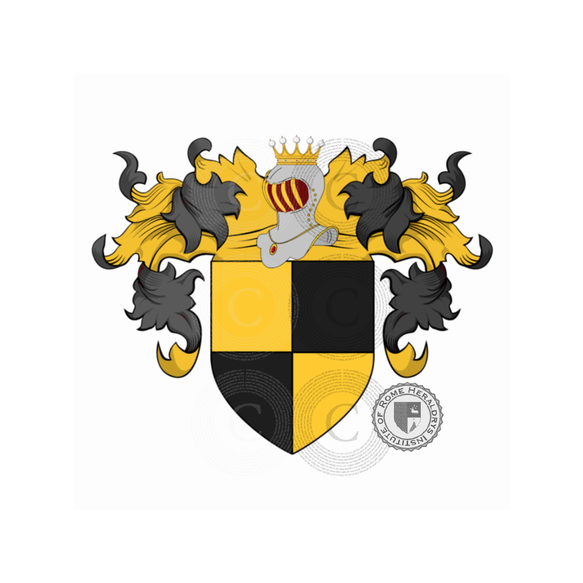 Wappen der FamilieGualdini Bergamo