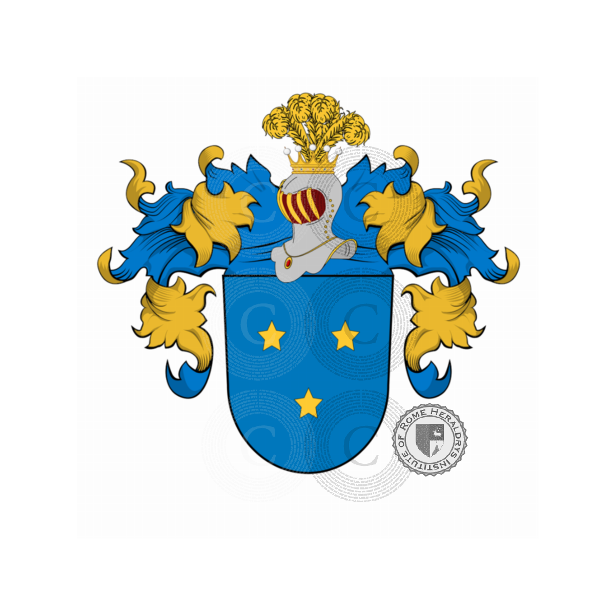 Coat of arms of familyKarp, Karb,Karp,Tryzna