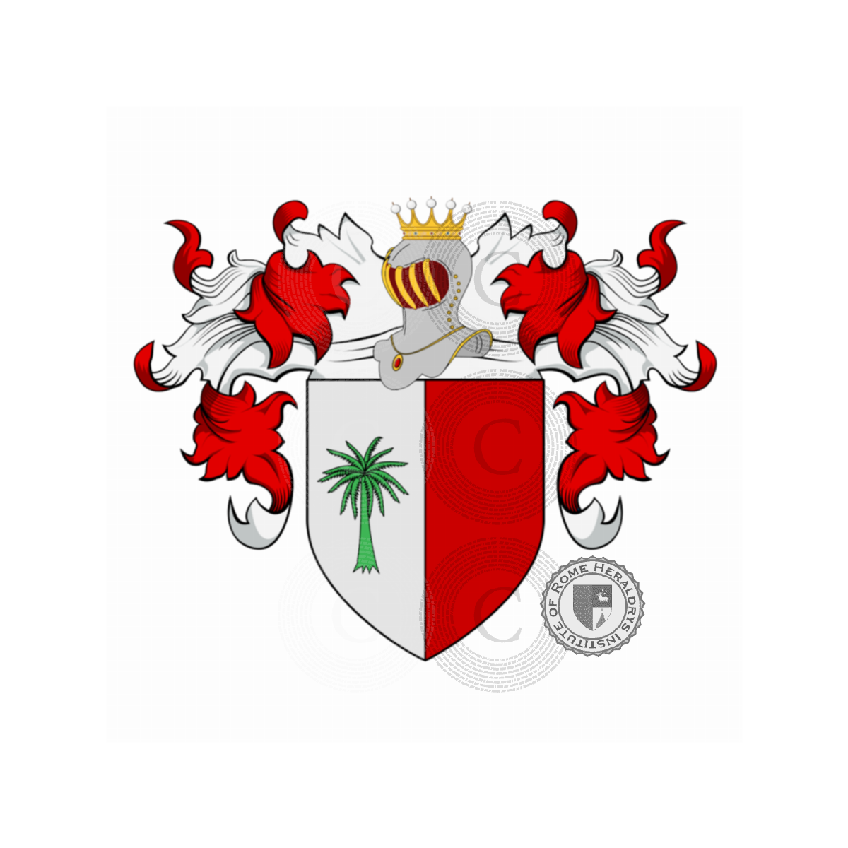 Escudo de la familiaMapelli, Mapeli,Mapelli Mozzi