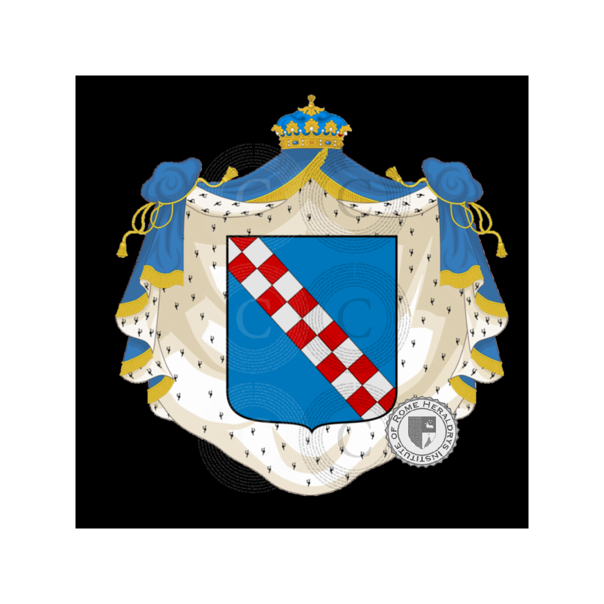 Wappen der FamilieAltavilla, Autavilla,Auteville,Hauteville