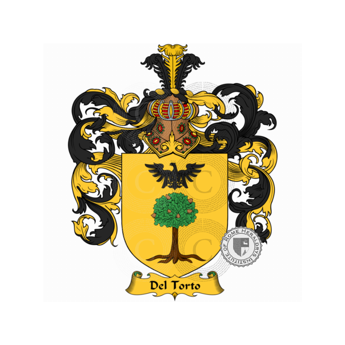 Coat of arms of familydel Torto, dal Torto,Daltorto,del Torto,Lostorto,Storto