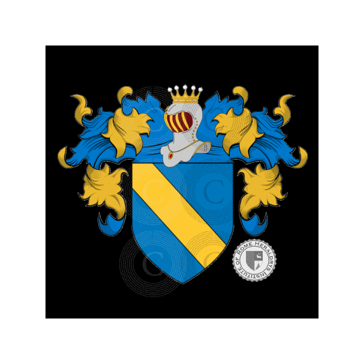 Coat of arms of familySacconi, Sacconi del Drago,Sacconi Vitalini