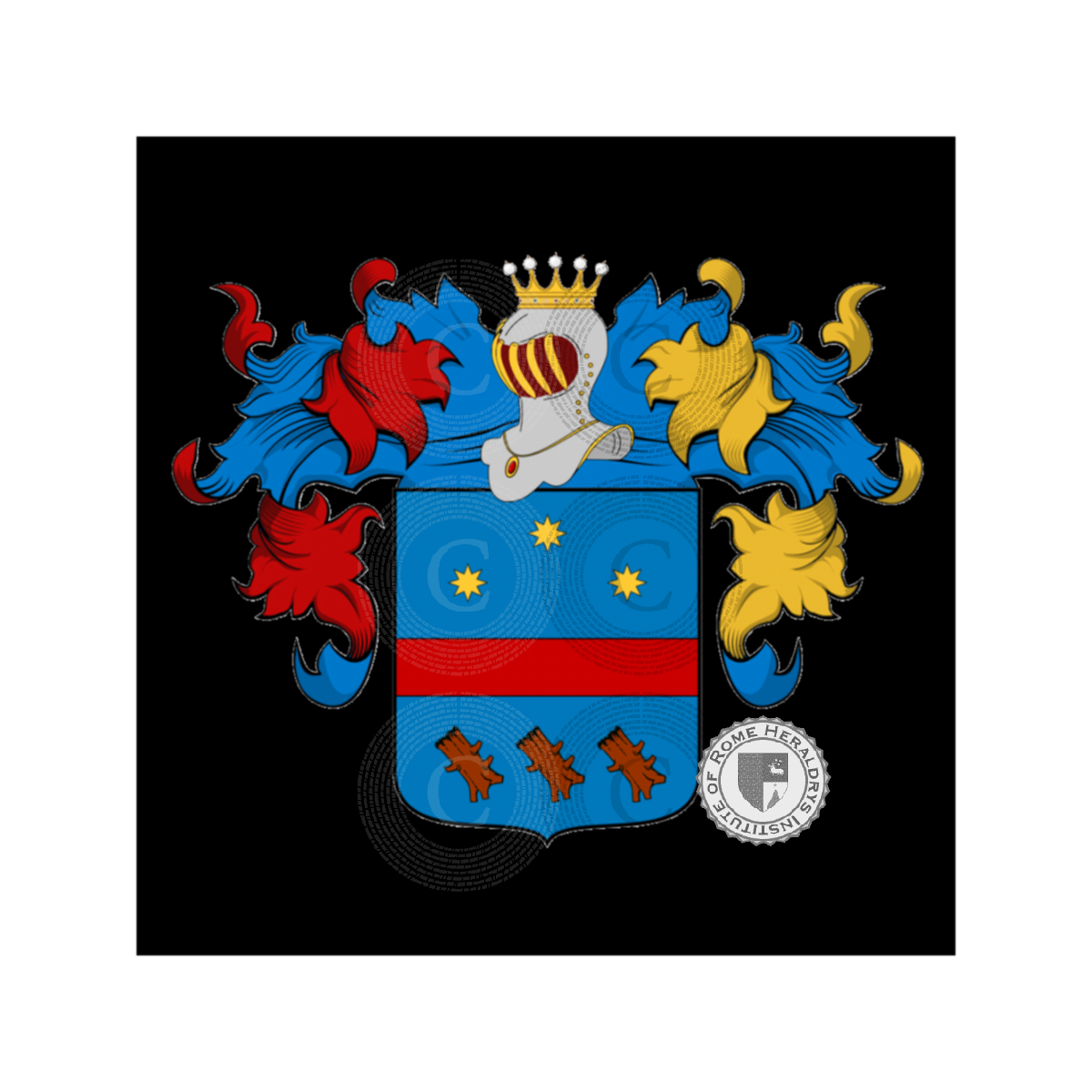 Coat of arms of familyVerzani, da verzano,Verzano