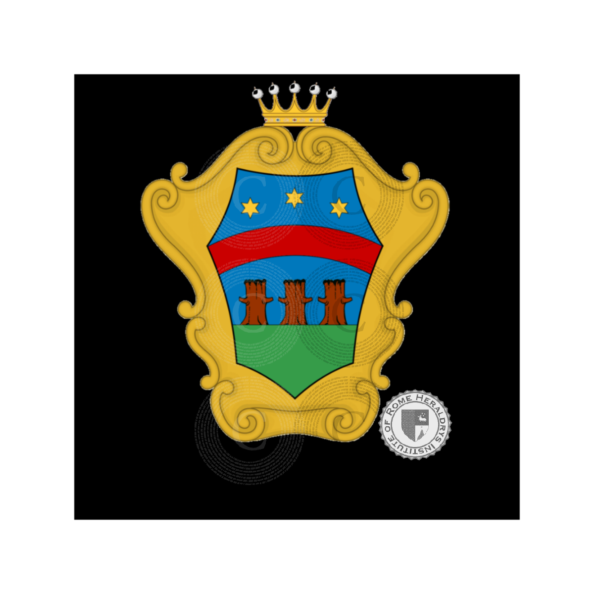 Coat of arms of familyda Verzano, da verzano,Verzano