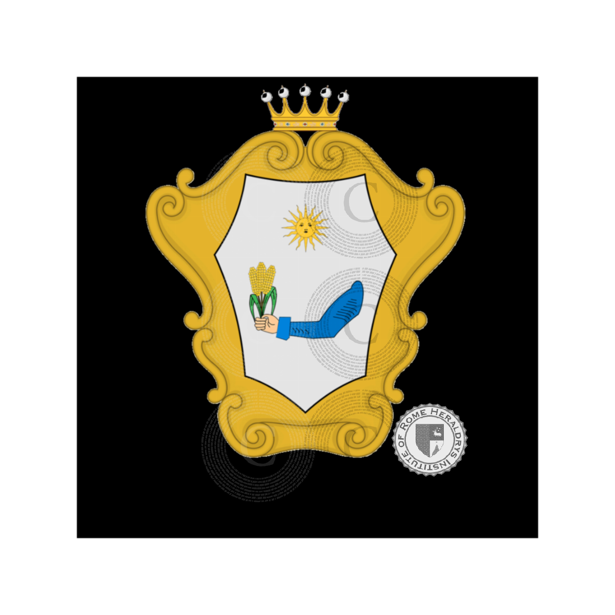 Escudo de la familiaLa Civita, Civitella,La Civita