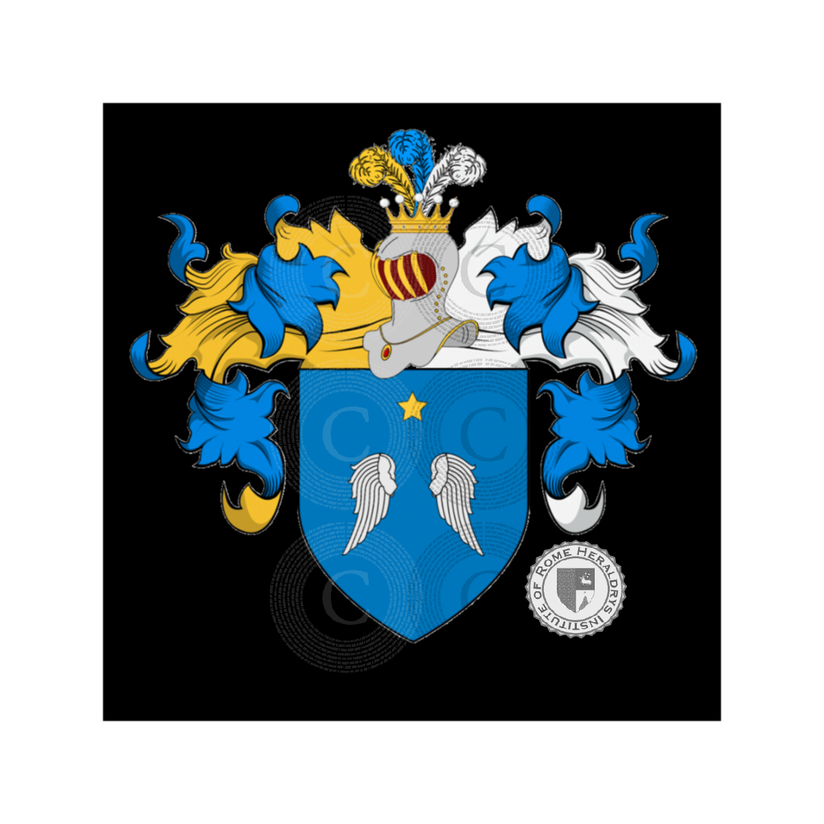 Coat of arms of familyPapali, Papall,Papallo,Soppe Papali,Soppe Papall