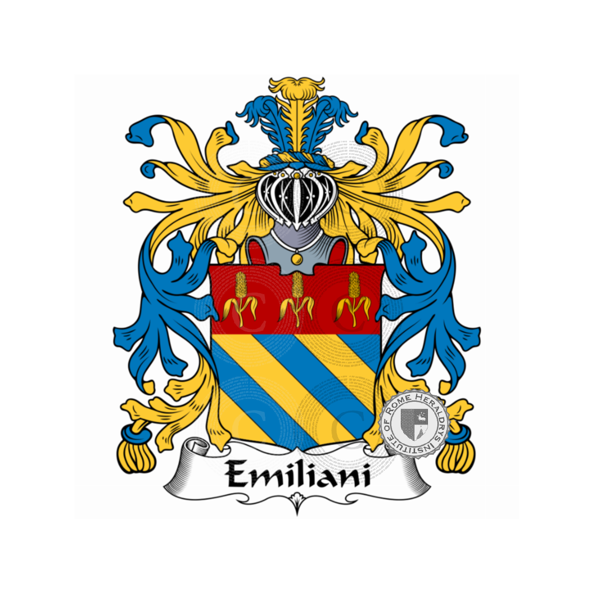 Wappen der FamilieEmiliani, Emiliano,Euffreducci,Uffreducci