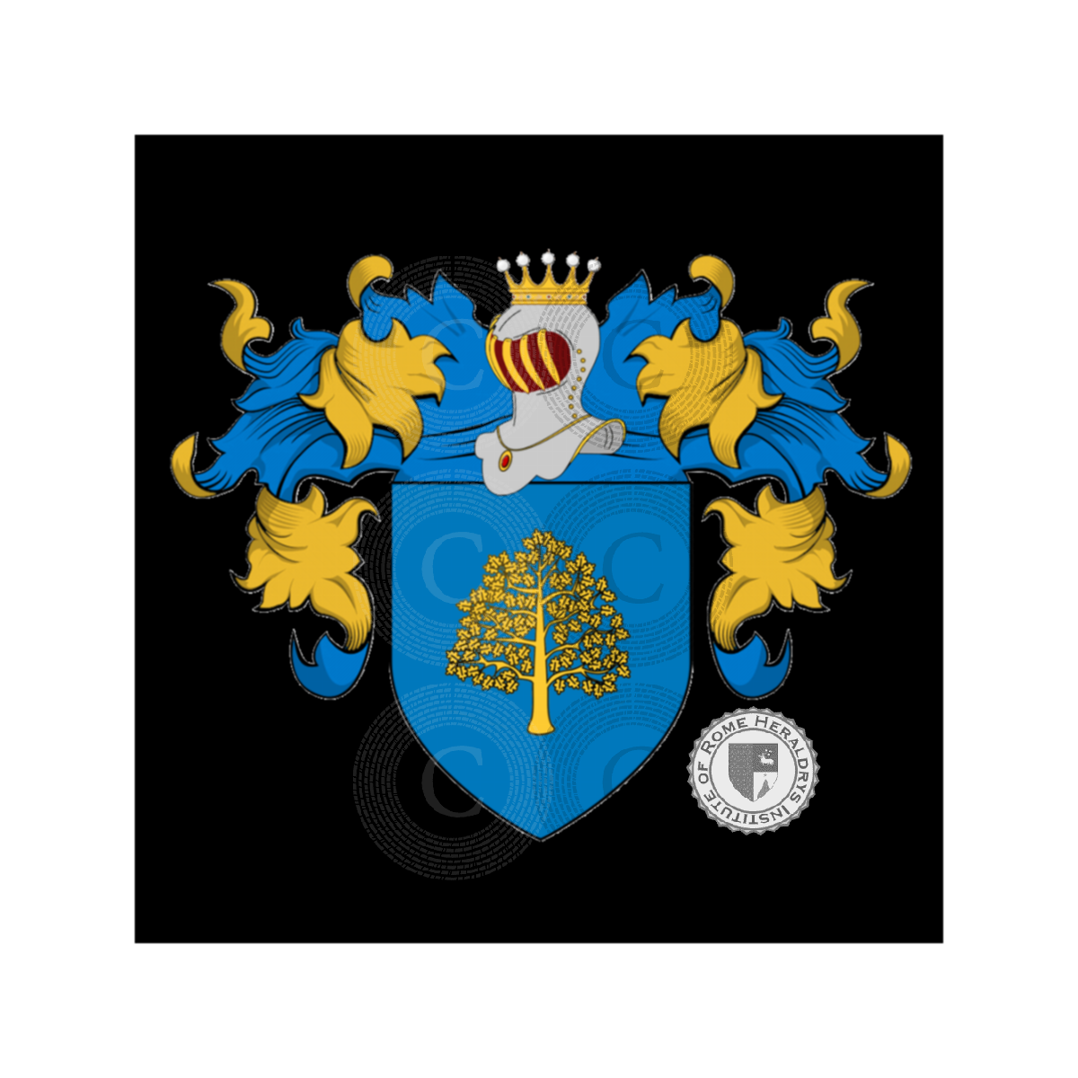 Wappen der Familiedall'Olmo or Olmi