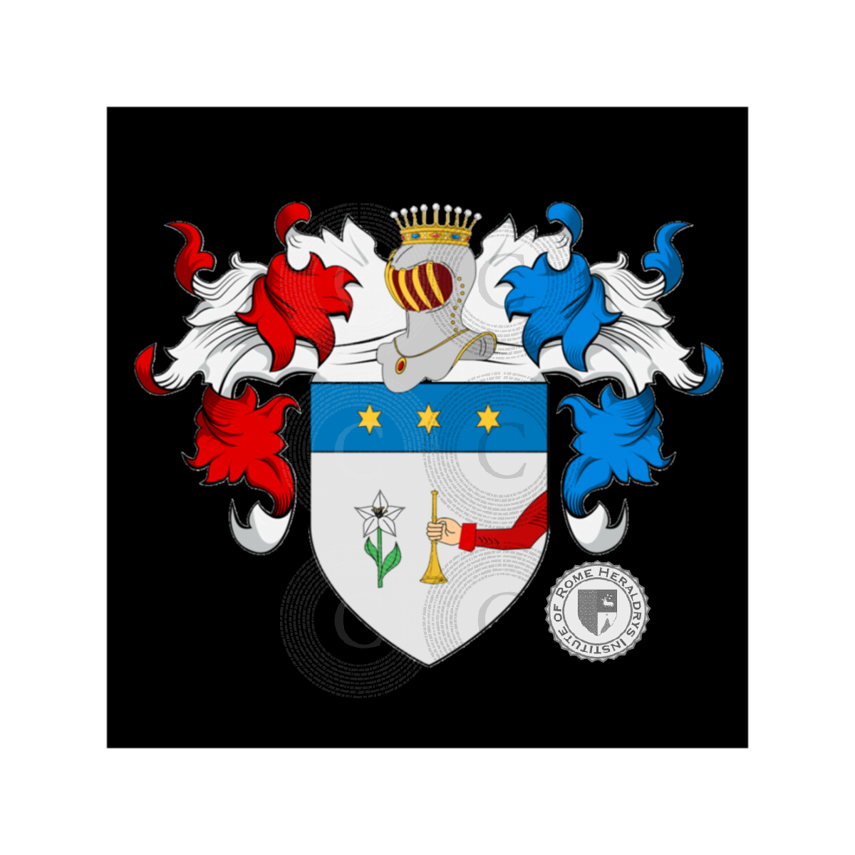 Wappen der FamilieTrombetti