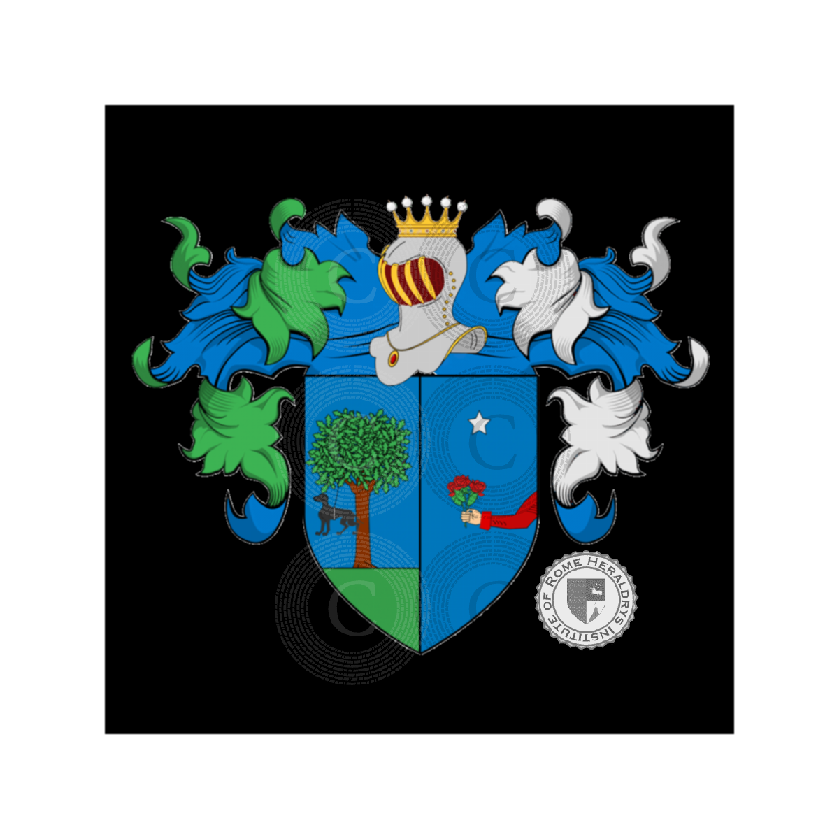 Coat of arms of familyModestini Mattoli