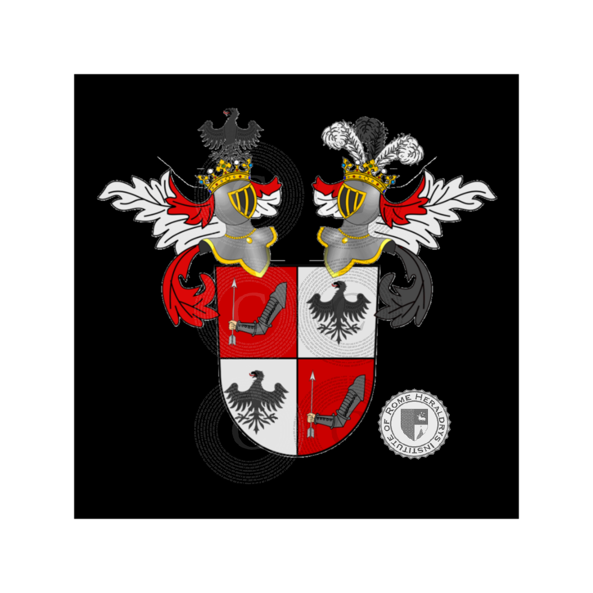 Wappen der FamilieSchmitz, Schmitz zu Grollenburg