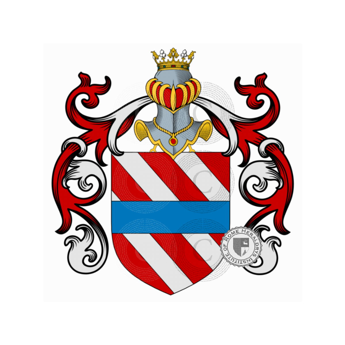 Escudo de la familiaCorsini, Corsina,Corsini Borghini,Corsino