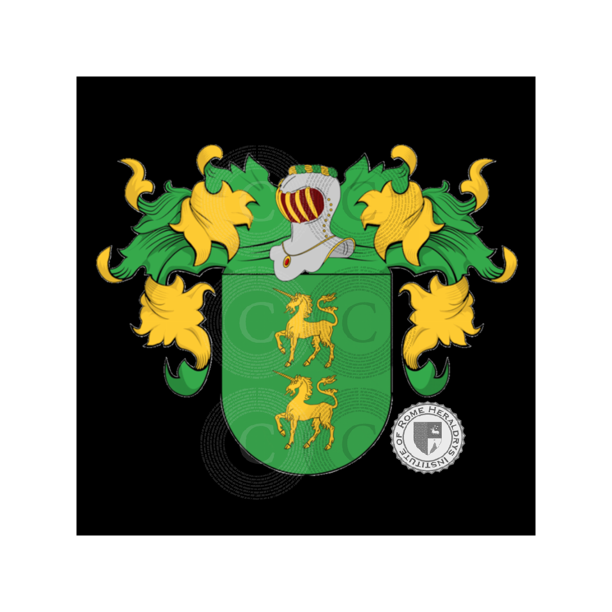 Escudo de la familiaSaenz, Sáenz