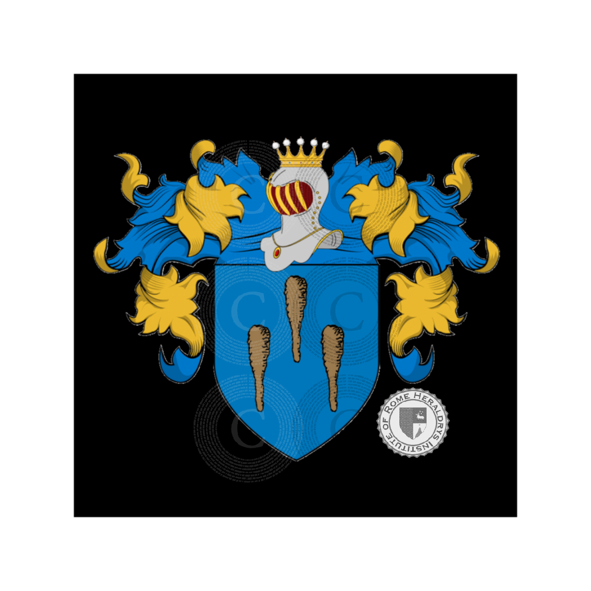 Coat of arms of familyDami delle Ruote, Adami,Dami delle Ruote
