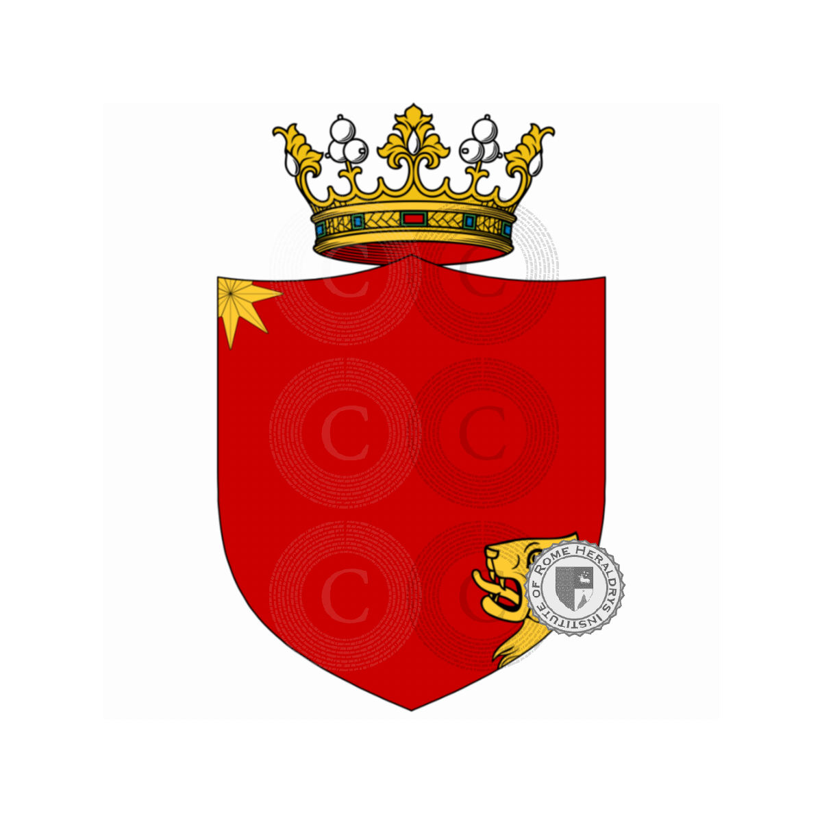 Wappen der Familiede Simonettis, de Simonettis,Simonetti