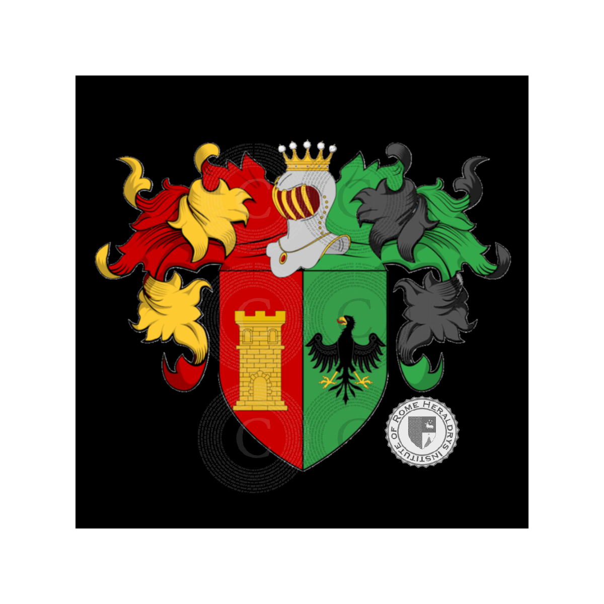 Coat of arms of familyCarniel, Cargnel,Carnelli,Carnielli