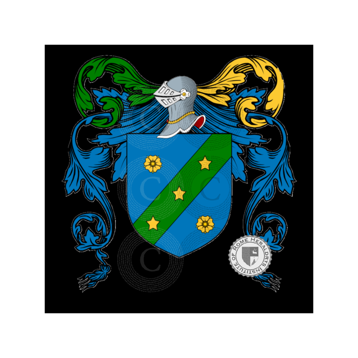 Wappen der FamiliePenazza, Penassa,Penassi,Penazzi
