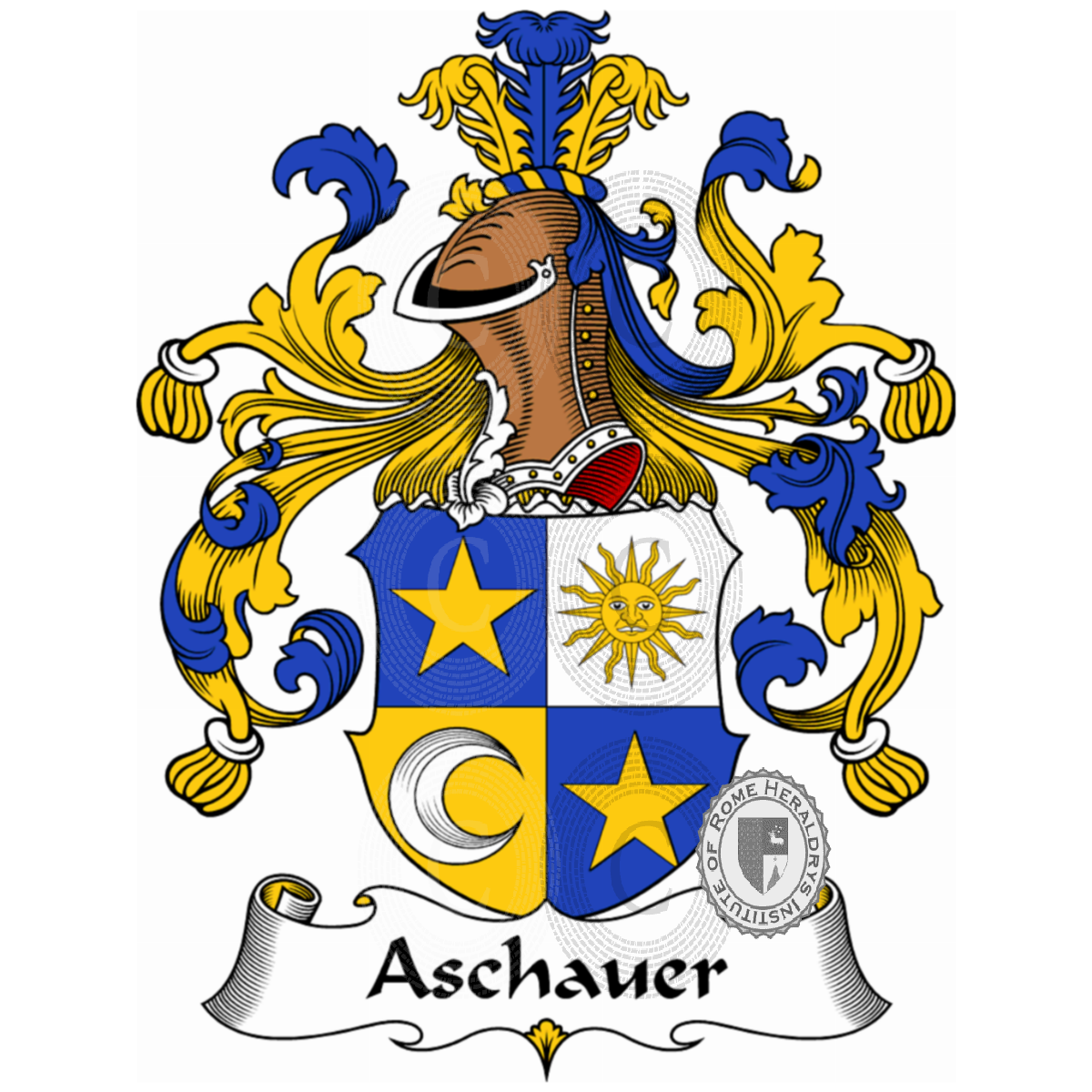 Escudo de la familiaAschauer