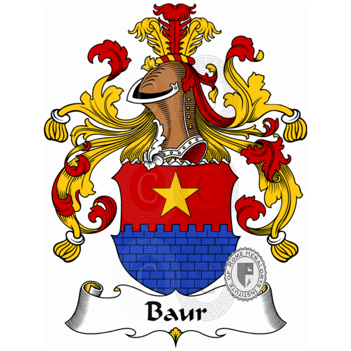 Coat of arms of familyBaur