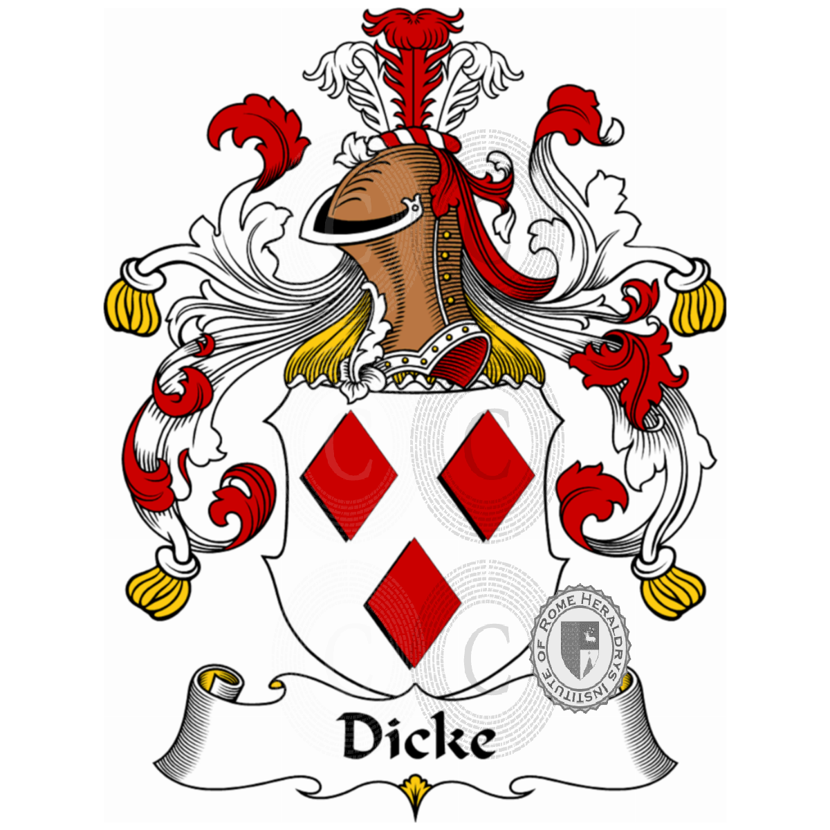 Coat of arms of familyDicke