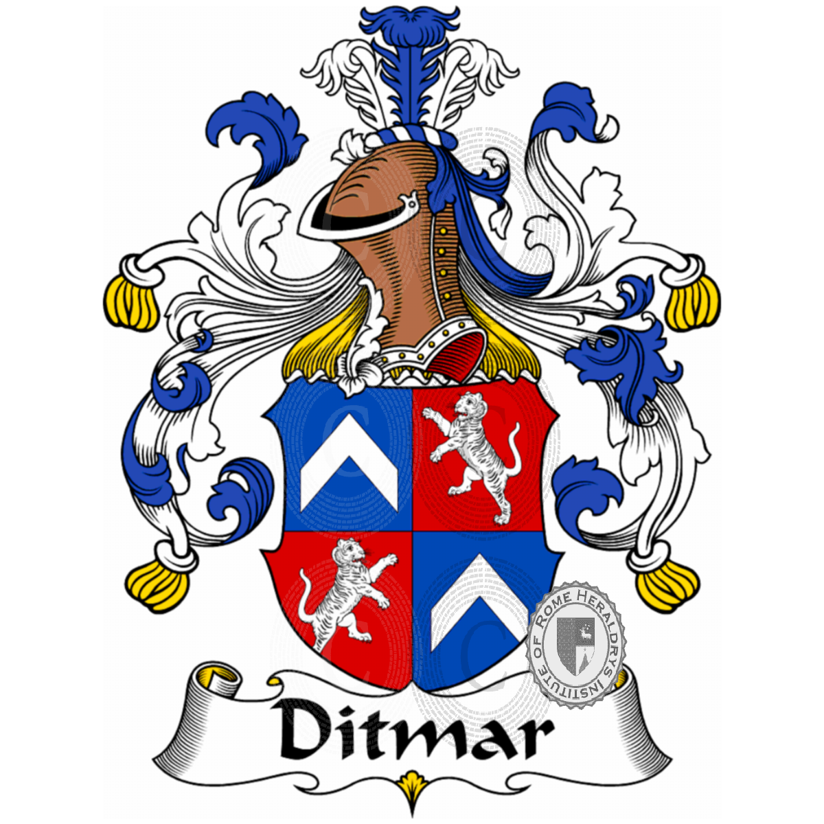 Coat of arms of familyDitmar
