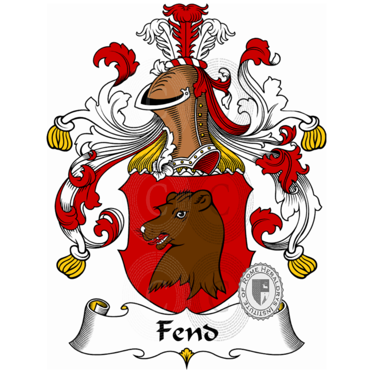 Coat of arms of familyFend