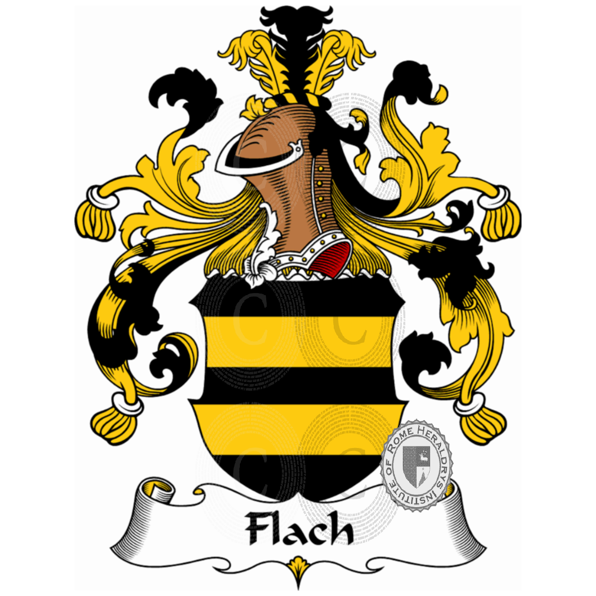 Escudo de la familiaFlach