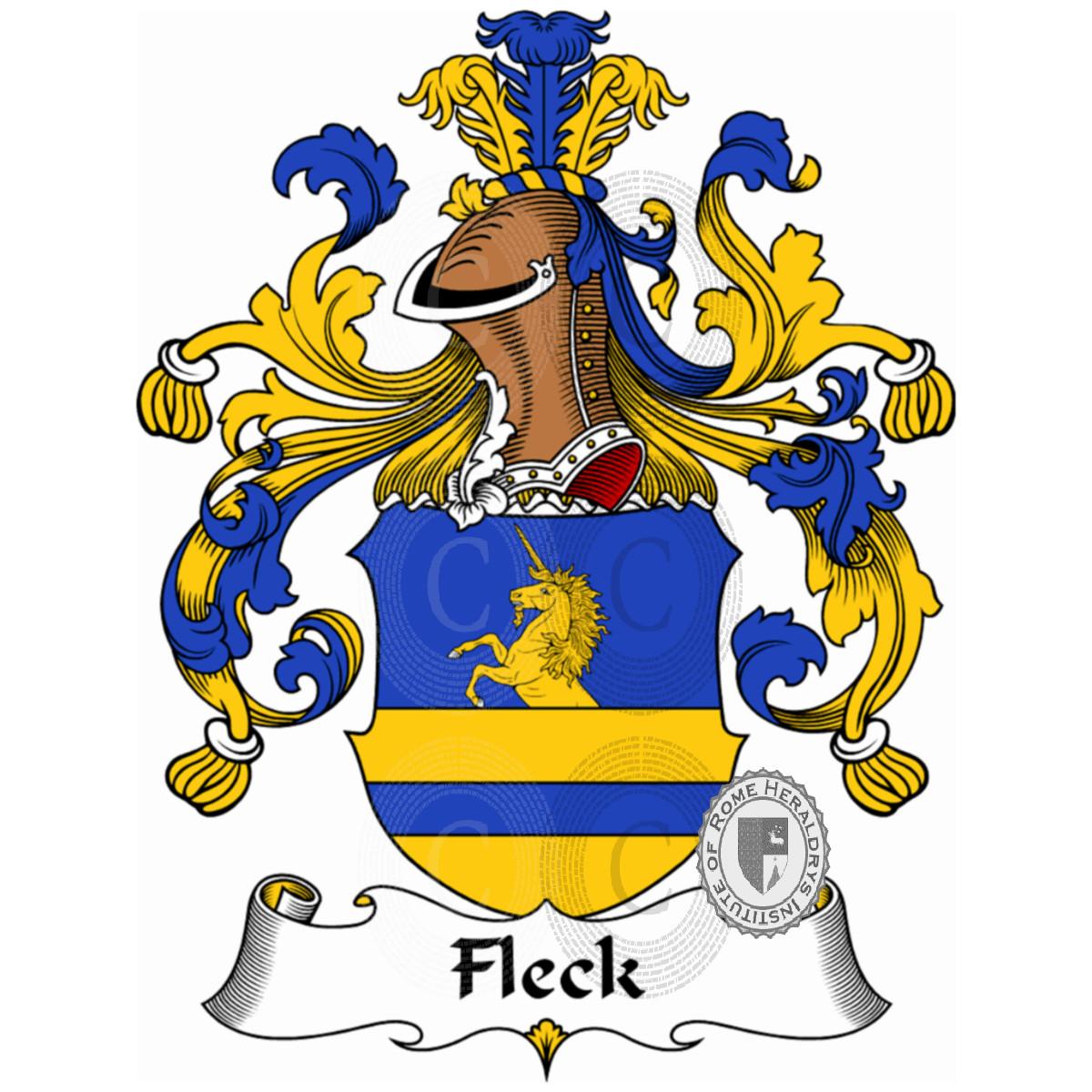 Escudo de la familiaFleck